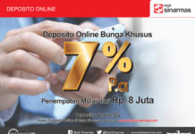 Deposito online bunga 7%