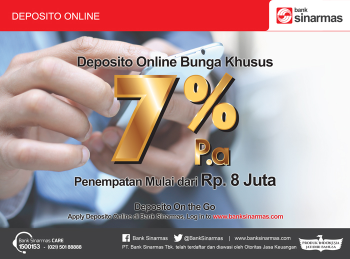 Image result for Deposito Online Bunga 7%